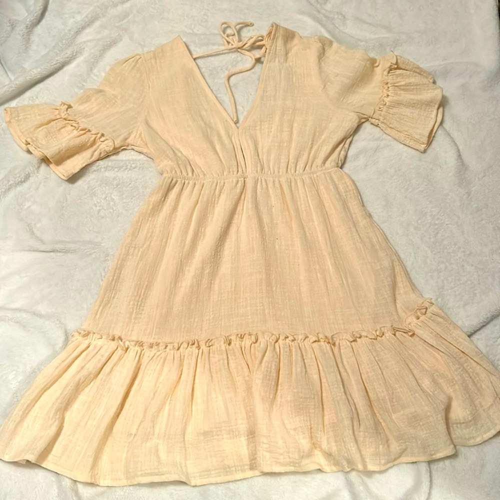 Cream dress